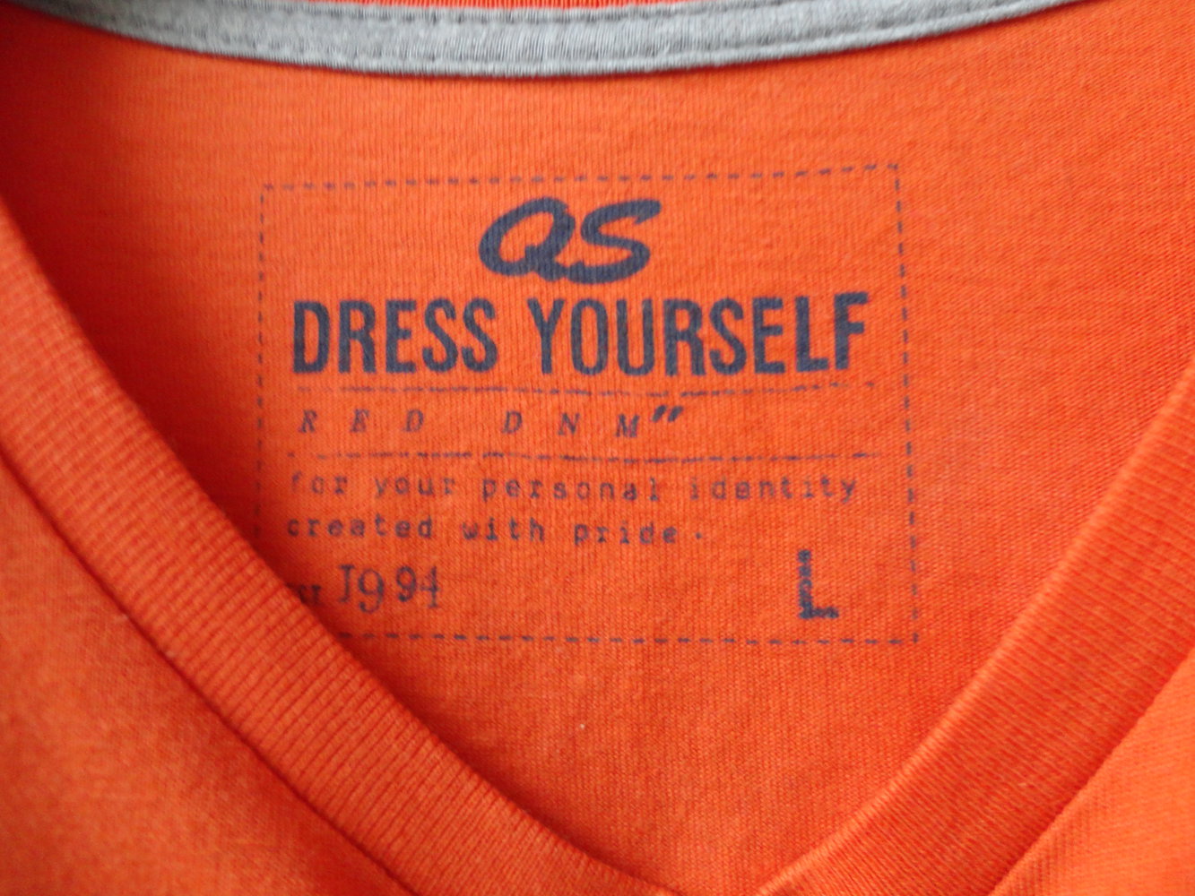 T-Shirt Shirt Print s.Oliver orange Sommer