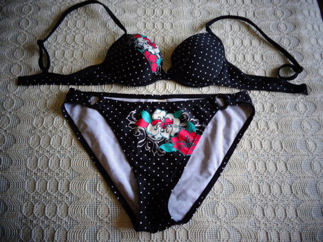 #Bikini Kombi-Bikini, Mix-Kini, Oberteil Gr. 32, Hose Gr. 40, Buffalo