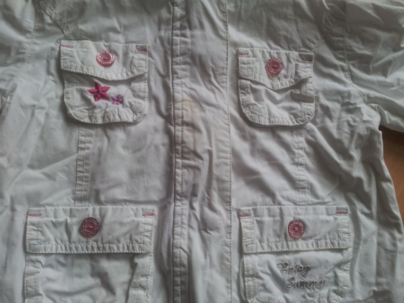  Jacke 3in1 weiß C&A Gr. 86 Übergangsjacke