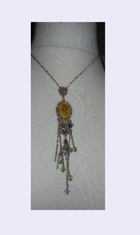 Halskette Collier BOHM silber edel neu NP 79€ 42cm lang Medaillon filigran