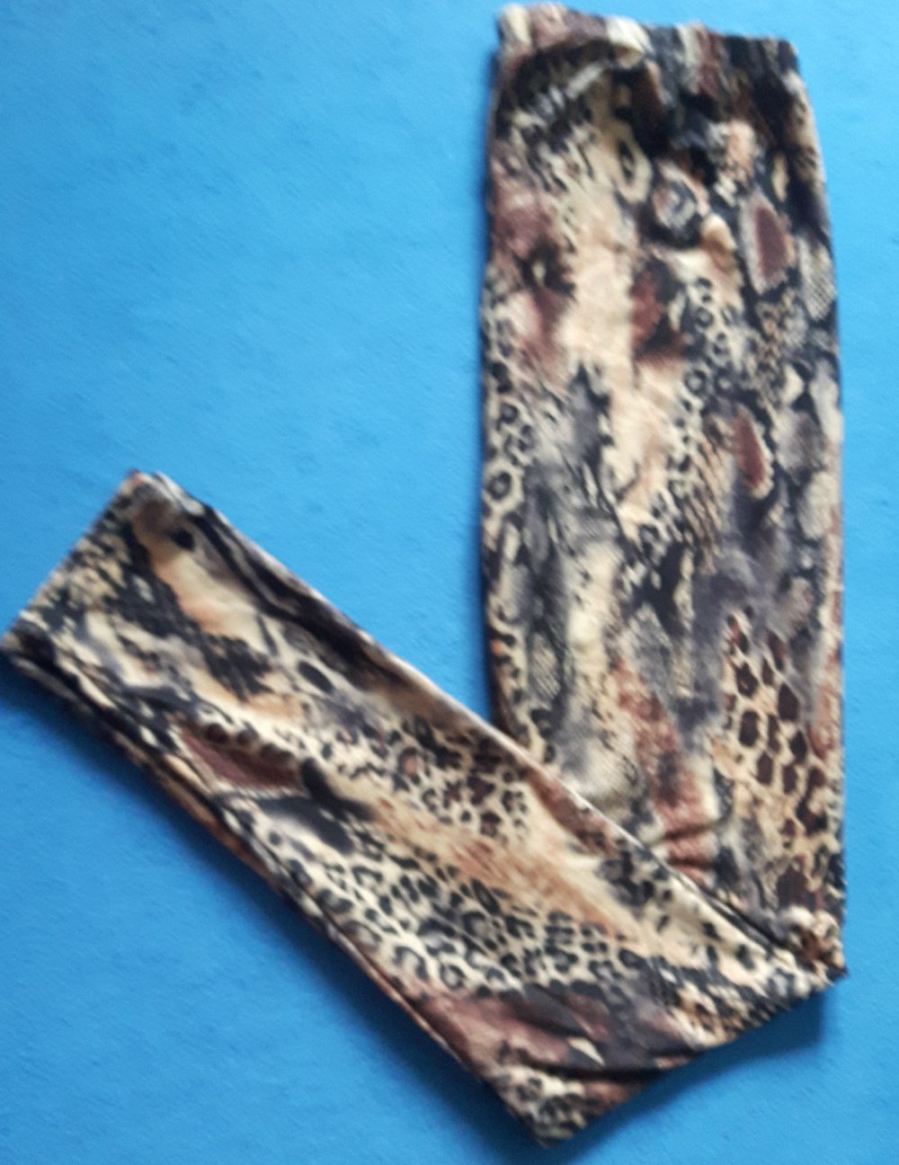 Leggings Animal-Print Schlangenoptik Leopardenoptik