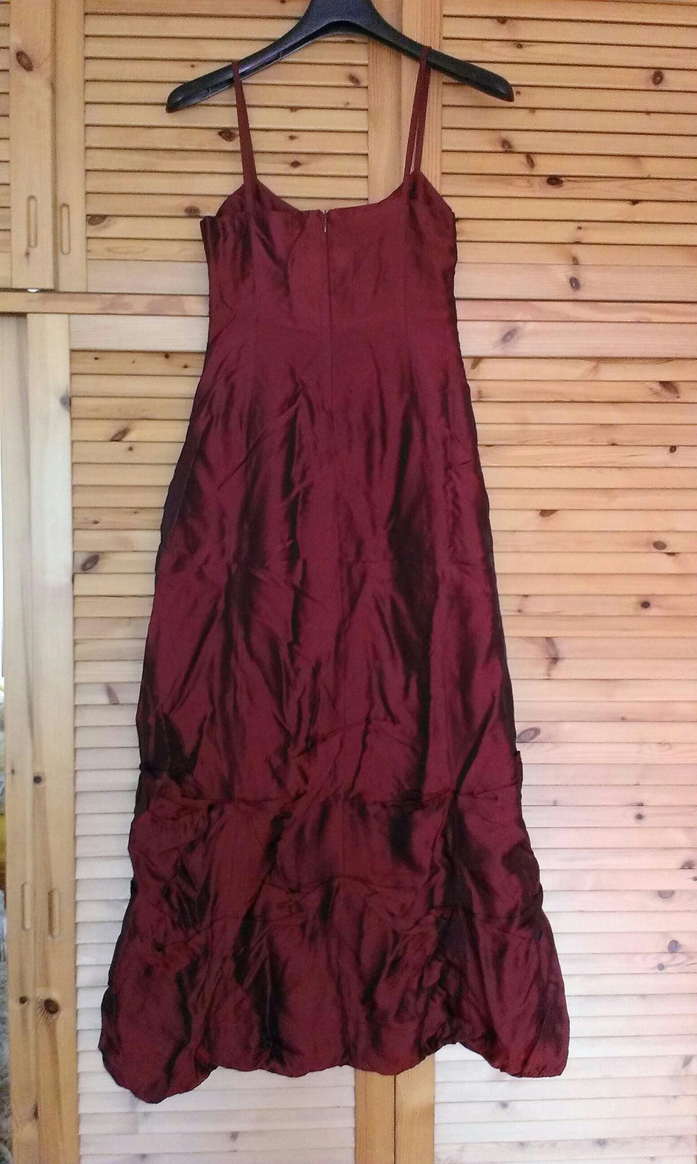 bordeauxfarbenes Kleid Gr. 36