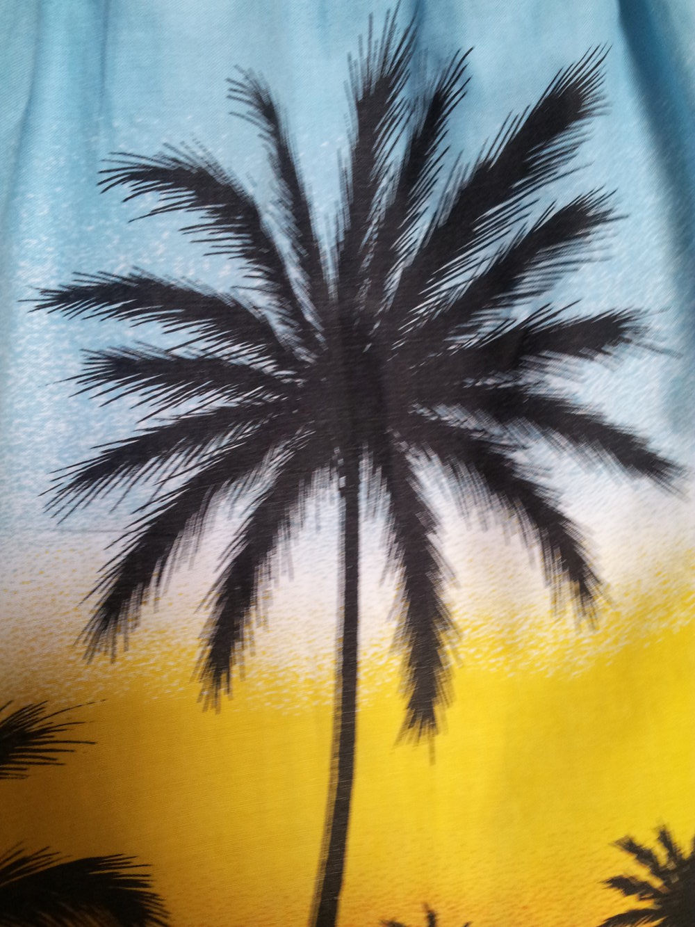 Shorts mit Palmen