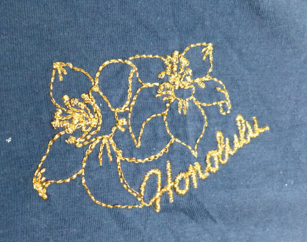 Wickeltop Crop Top, dunkelblau, mit goldener Stickerei, Boho Mori Festival Sommer Strand Goa Retro Vintage