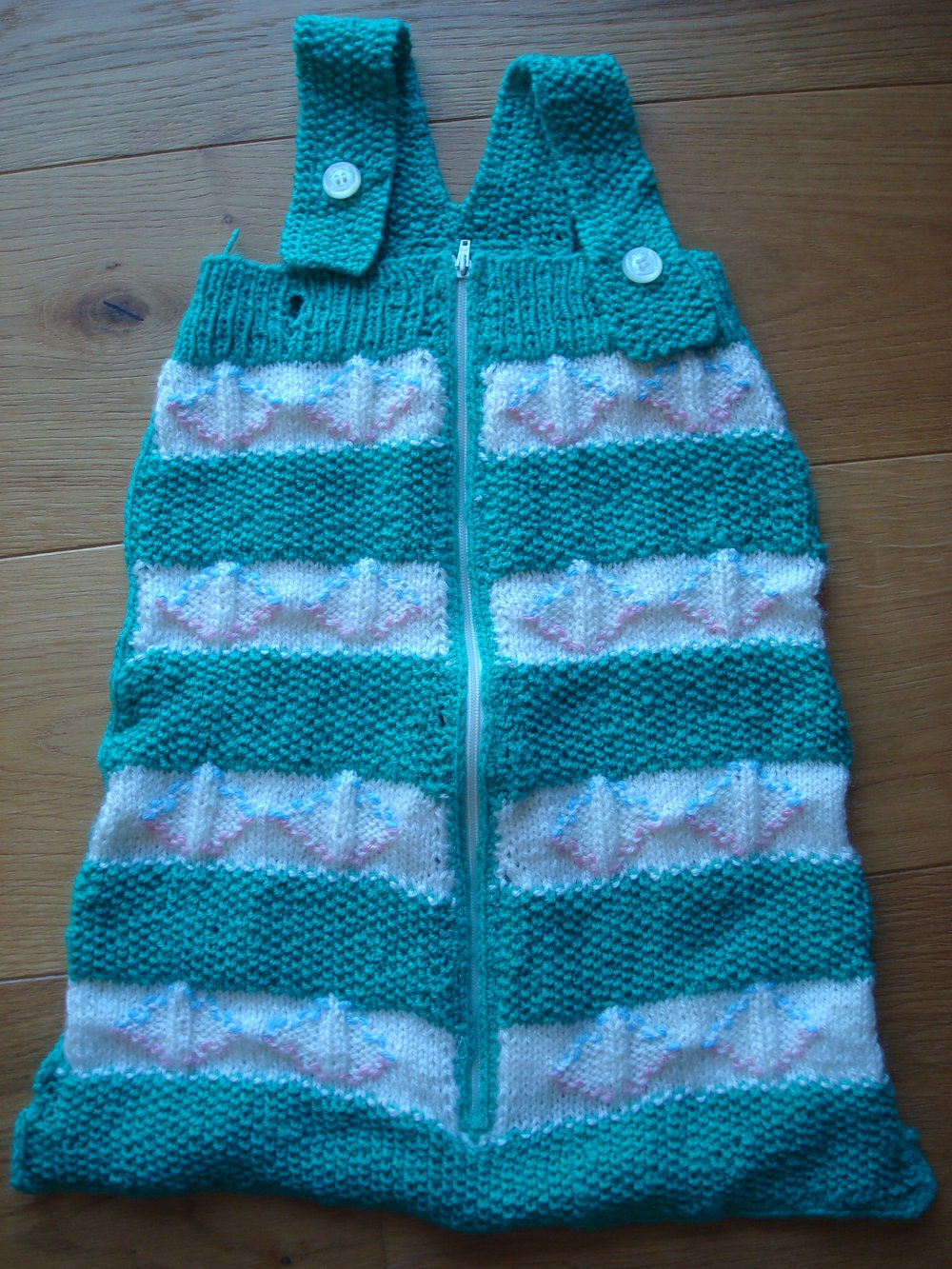 süßes Strickset handmade, Unisex Gr. 50/56