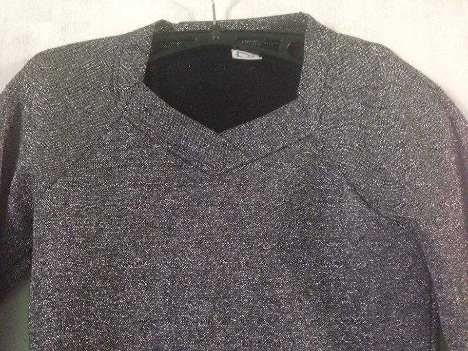 Glitzer-Langarmkleid aus den 80ern! 1A-Zustand! Ganzjähriger sexy Chic!