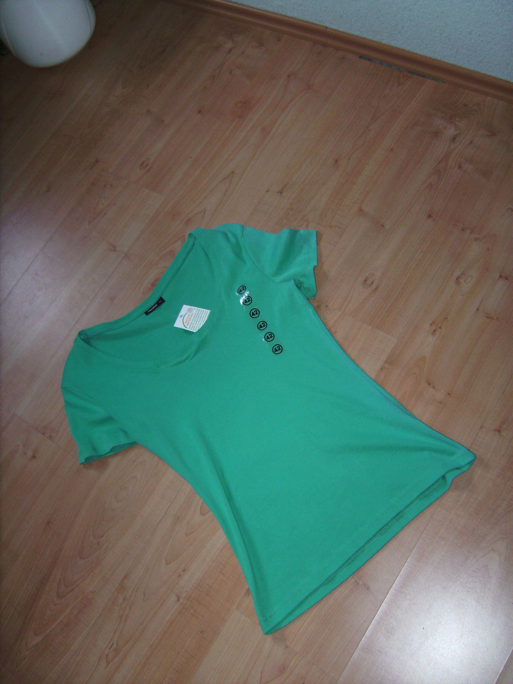 NEU Tshirt mintgrün Gr. 40/42, Kurzarm Basic Shirt Oberteil Neu ungetragen