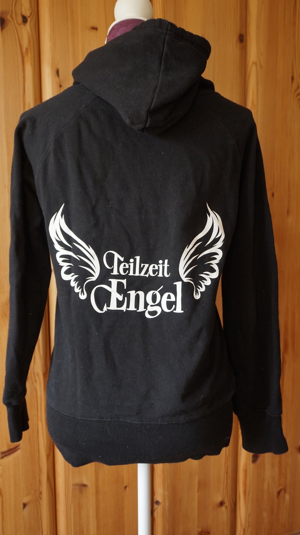 Pulli mit lustigem Aufdruck schwarz S