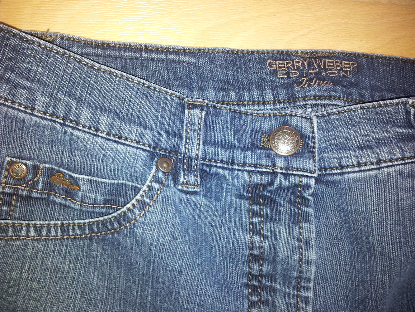 Hose Jeans dunkelblau Gerry Weber Gr. 36