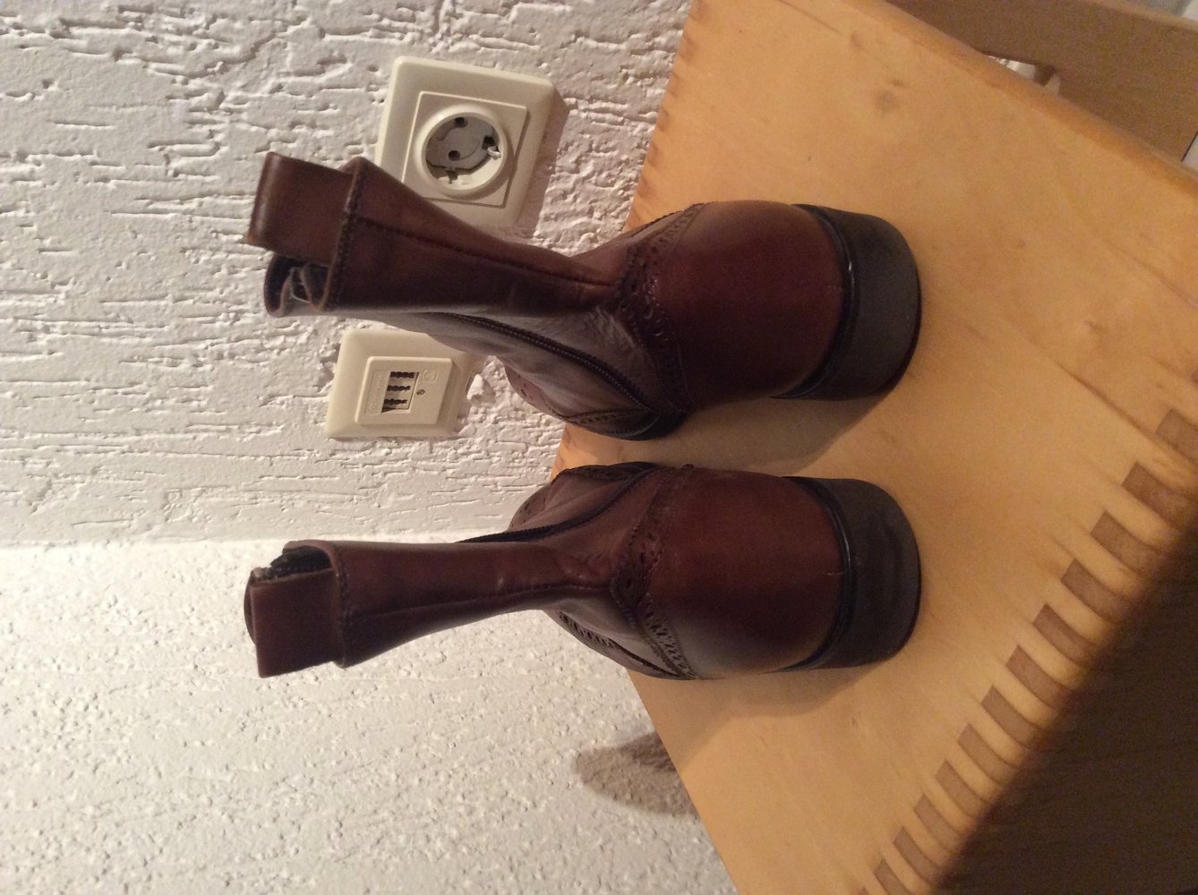 Tods Budapester Stiefel Stiefeletten Boots Glattleder Größe 8 neuwertiger Zustand Herren 