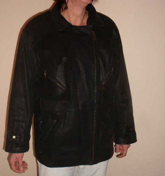 jacke (echtes leder)