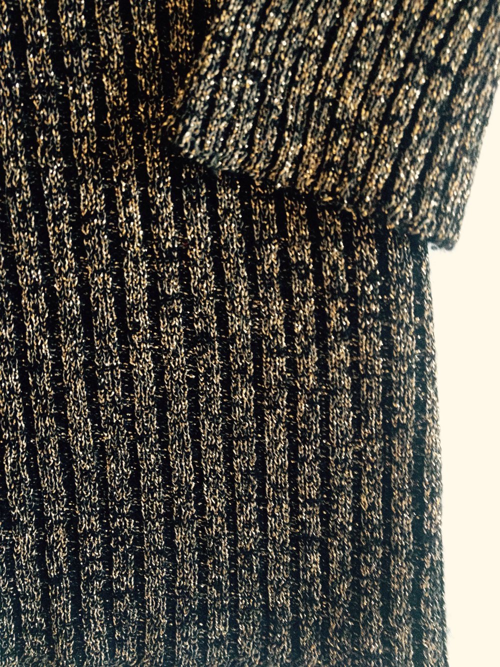 Toller Glitzer Rollkragenpullover Pulli 