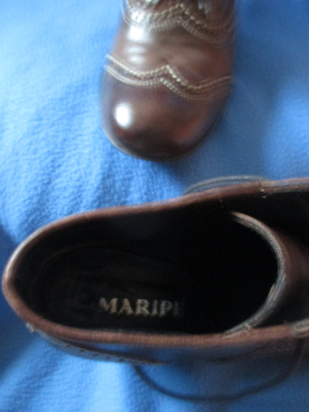 Original Granny VINTAGE * Echt Leder * Budapester * Schnür- Schuhe * Unkle Boots * Stiefeletten 