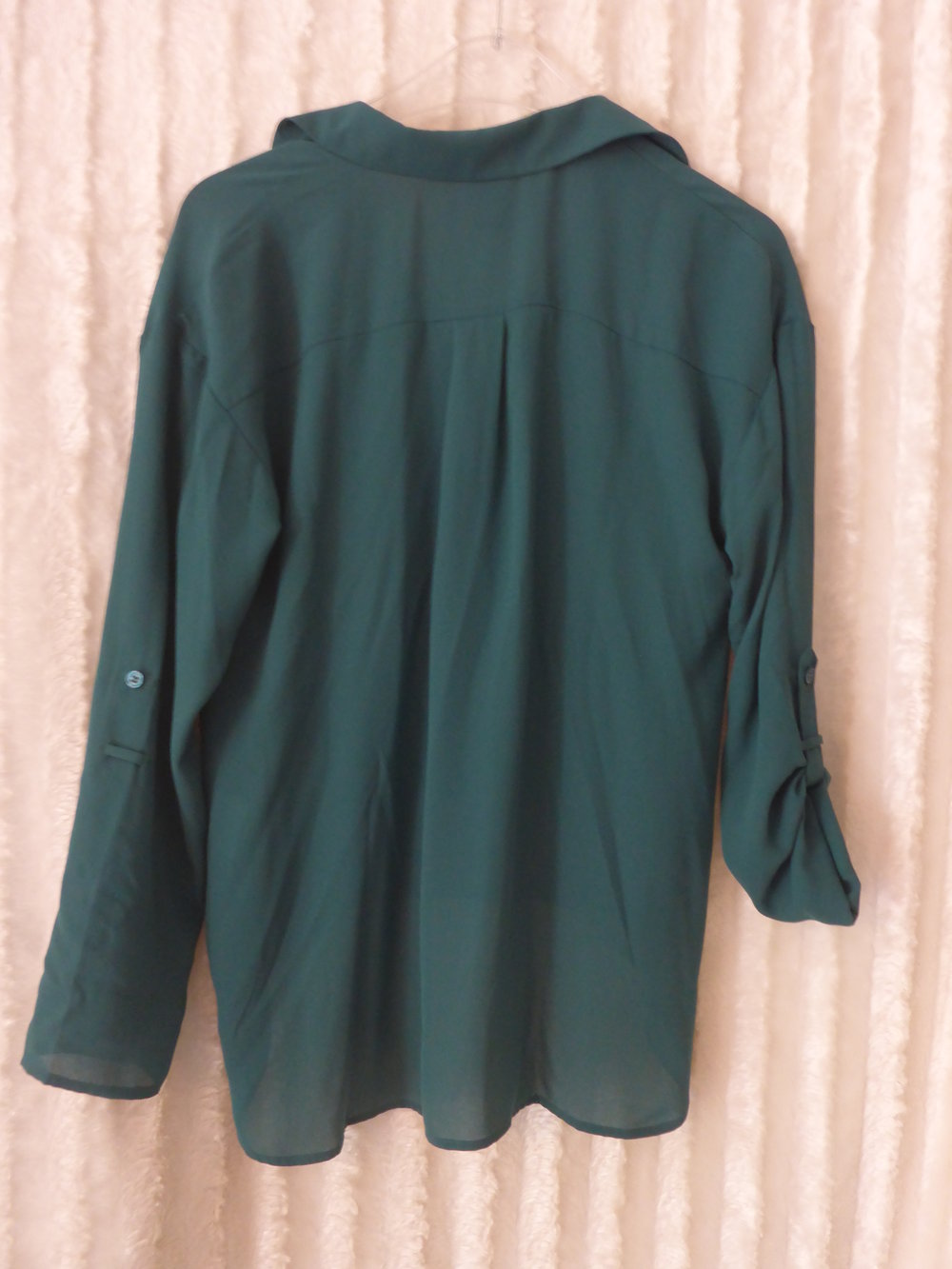 Bluse, Schluppenbluse dunkelgrün 