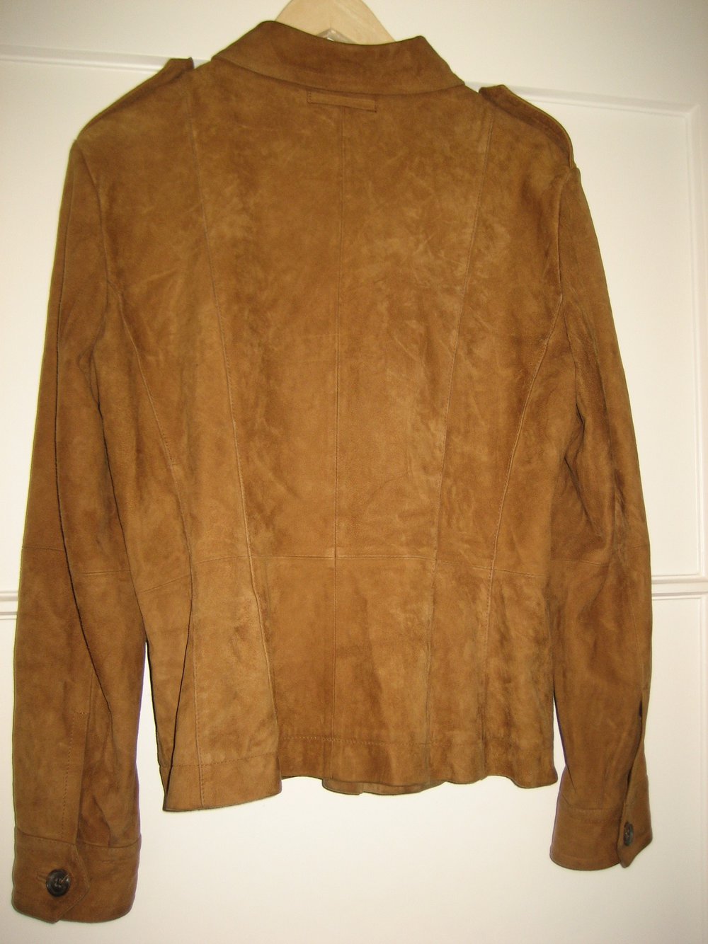 Rene Lezard, Wildlederjacke, Gr. 40, braun