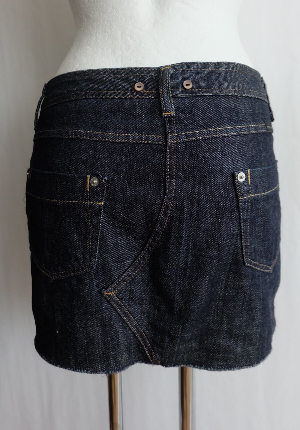 Sisley Jeansrock Dunkelblau, Mini Rock 