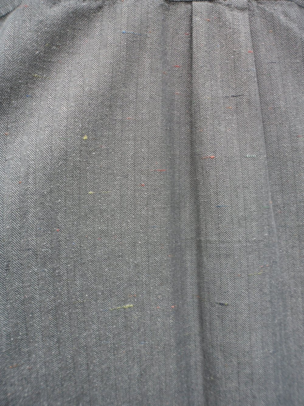 Vintage Hemd Grau Meliert