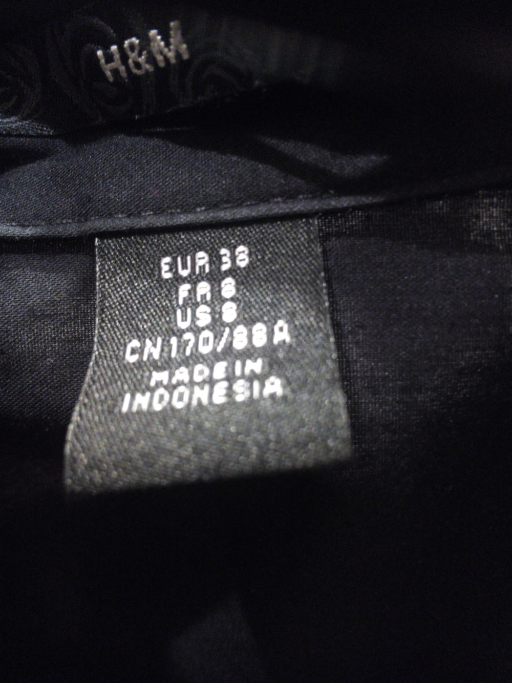 schwarze Bluse H&M