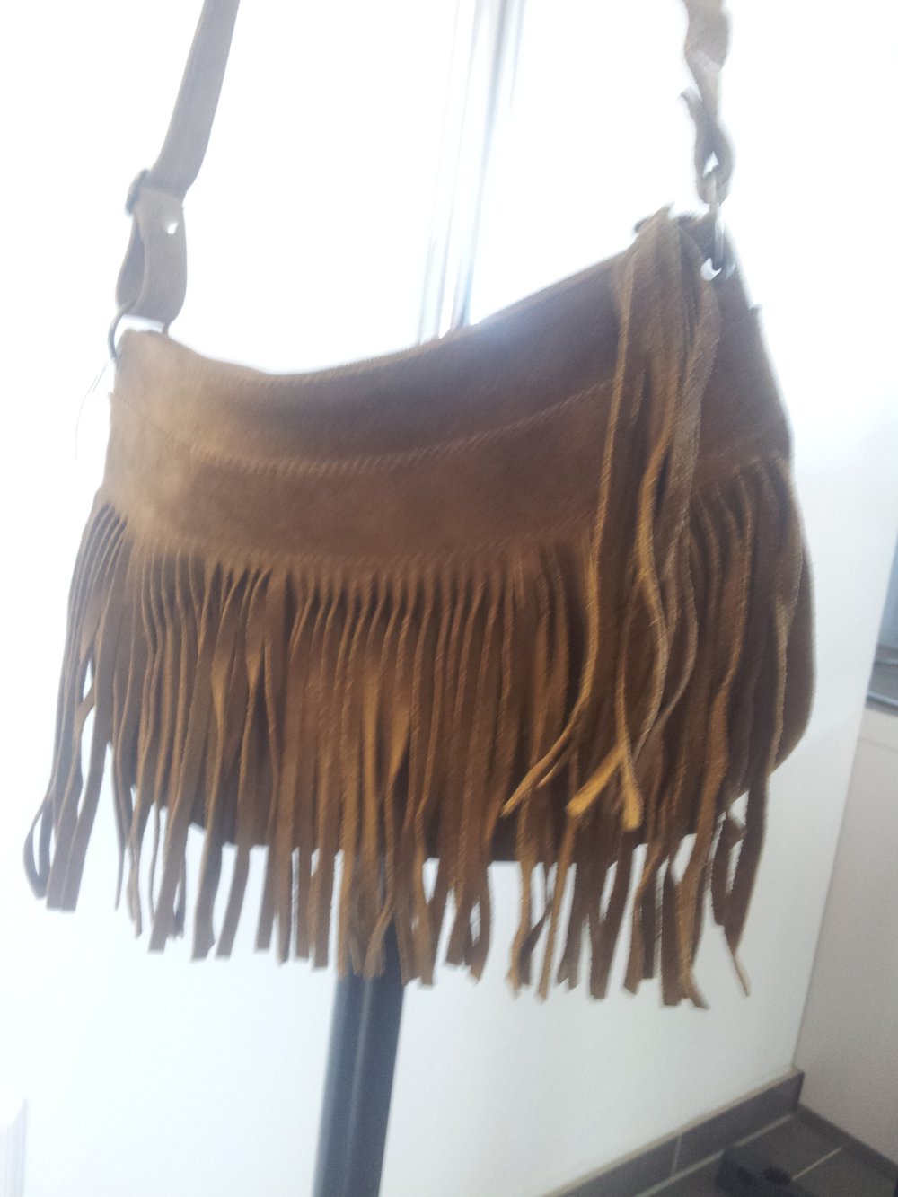 H&M - Divided wildleder fransen tasche
