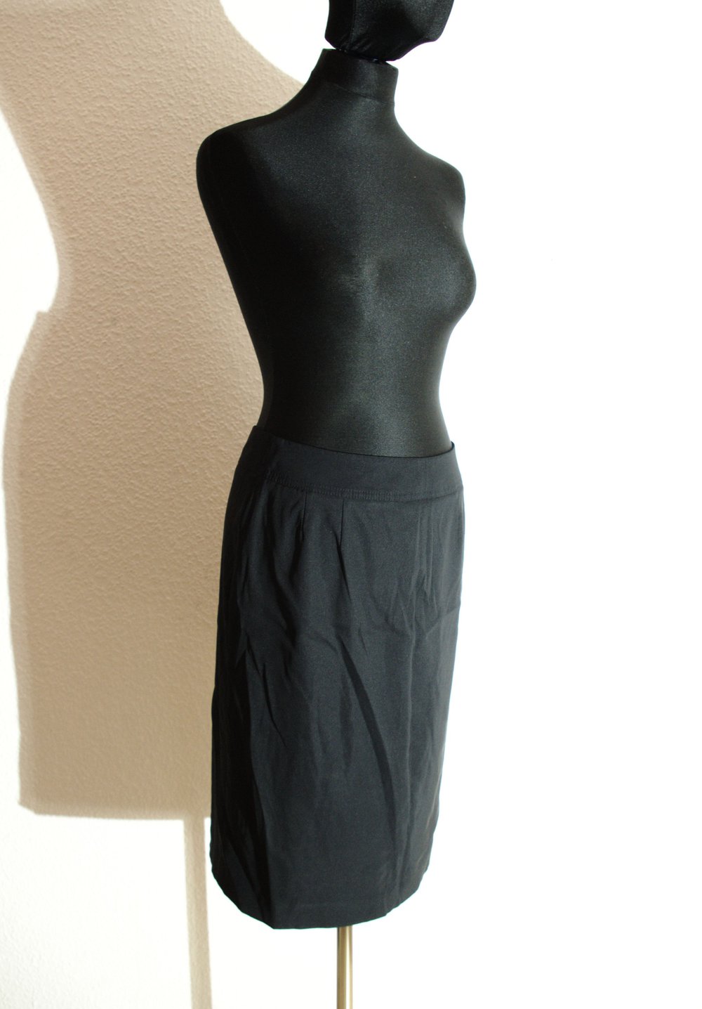 Schwarzer Bleistiftrock Gr. 38 Mexx Gehschlitz Pencilskirt retro 