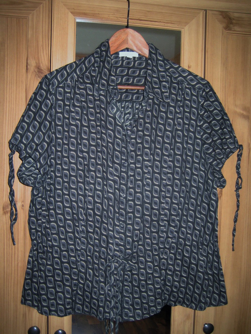 Bluse kurzärmelig 100% Baumwolle