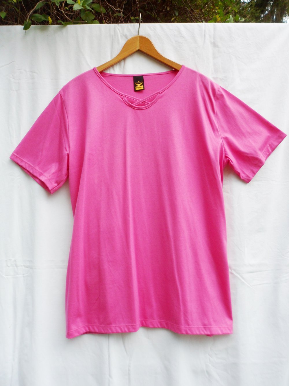 Knallpinkes Basic Shirt