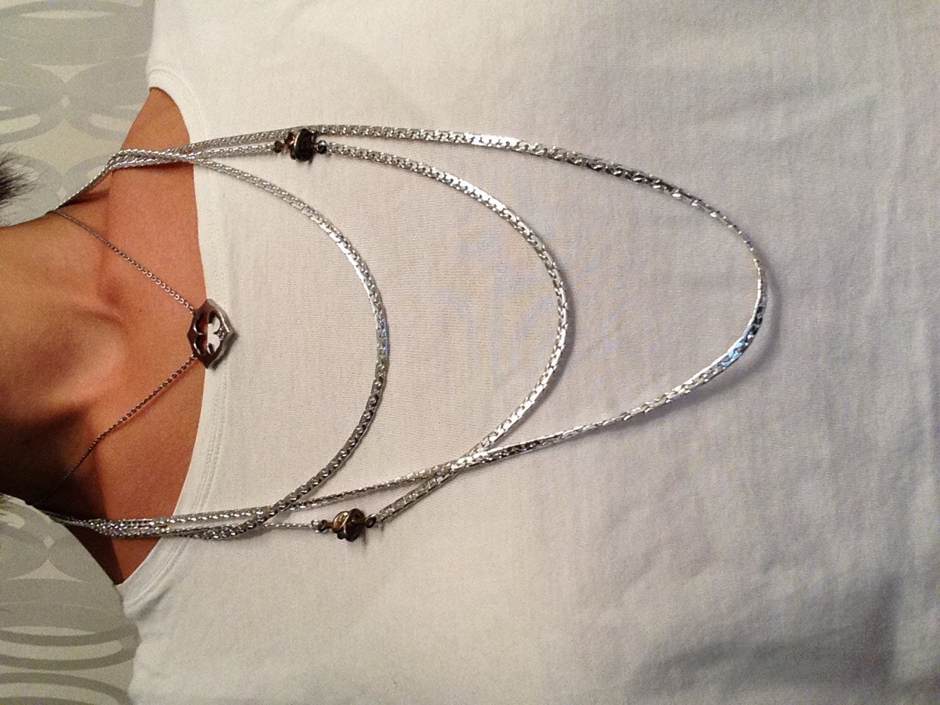 Modeschmuckkette in Silber