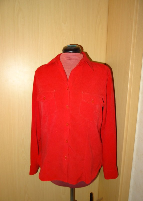 Rote Bluse Gr. 38 / 40 Fabiani