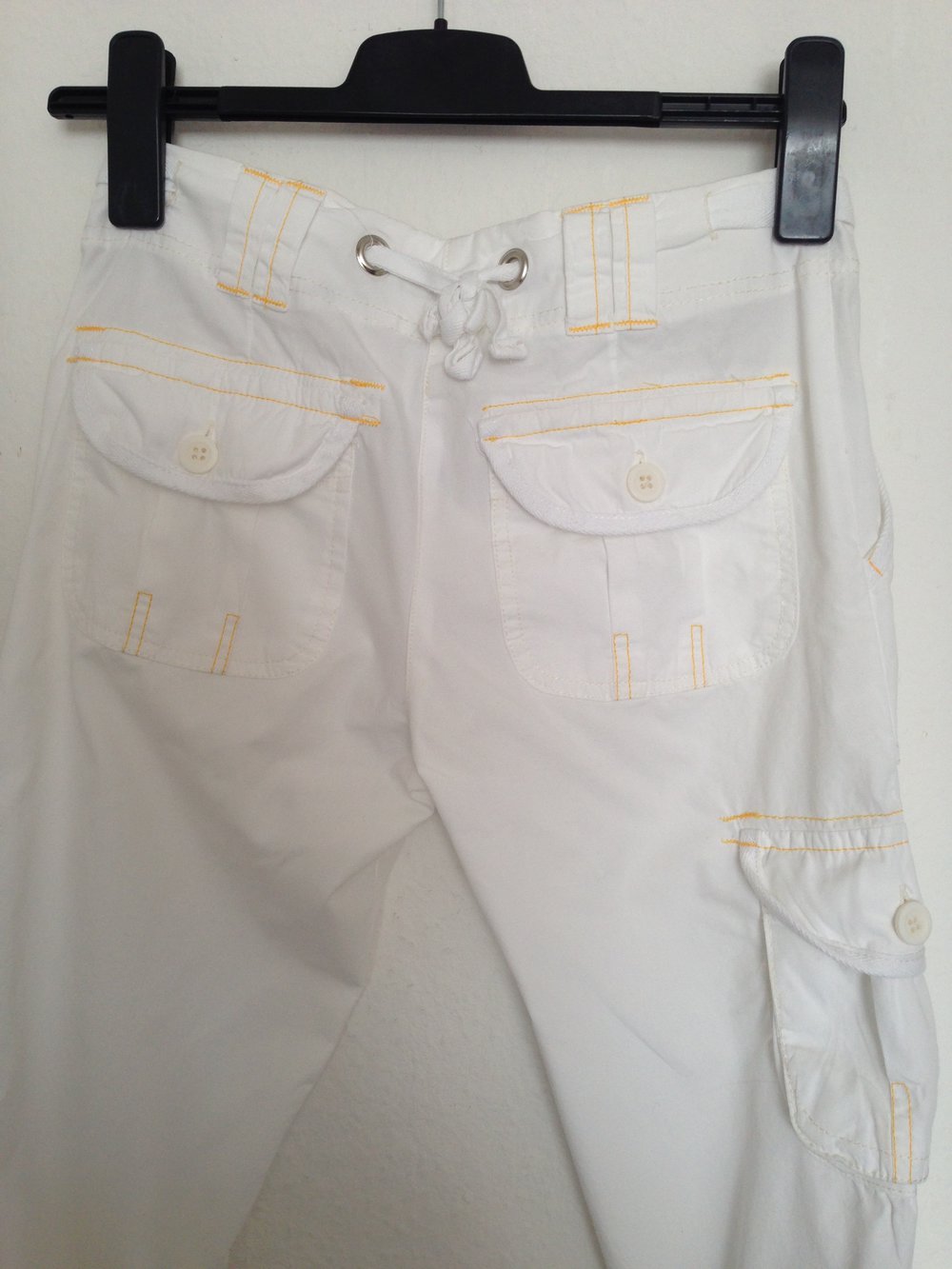 *Tally Weijl* Marken *Caprihose* verstellbar * weiß * Gr. S/36