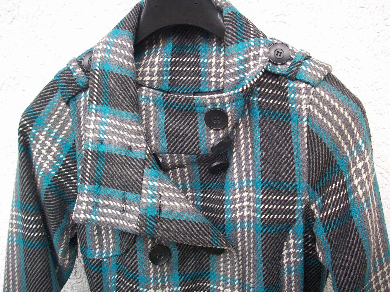 Karierte Jacke Gr 36