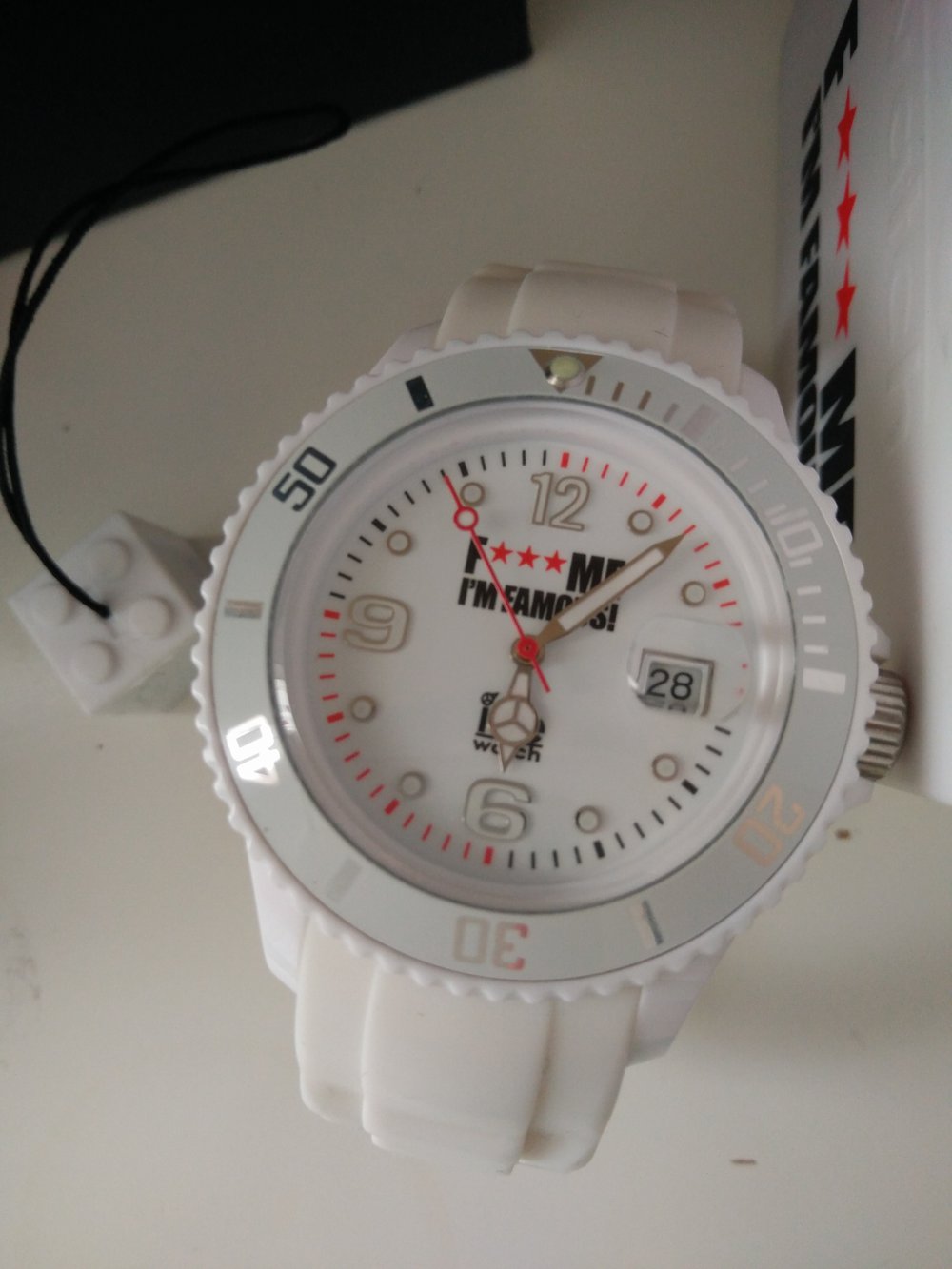 Ice Watch Uhr weiß fuck me Im famous 