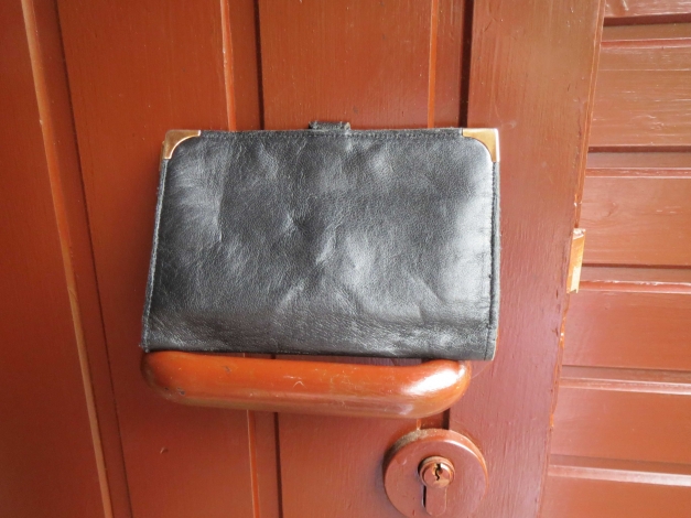 Brieftasche,Leder,schwarz