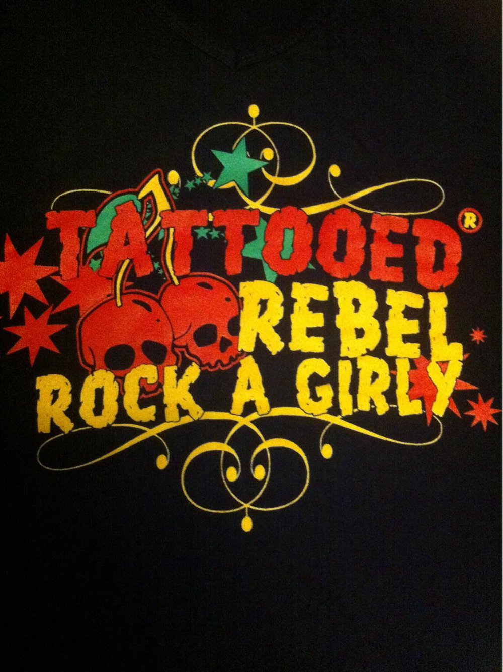 Tattooed Rebel - Rock A Girl  * girlie shirt * Tattoo