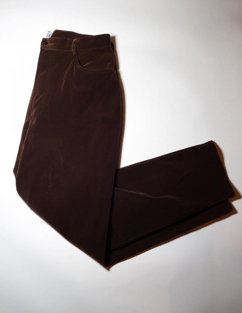 Braune Samthose Herbst Winter Gr. 42 Gr. M