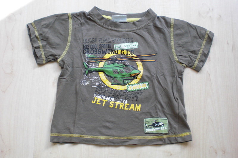 Shirt mit Hubschrauber Gr. 98 wie neu