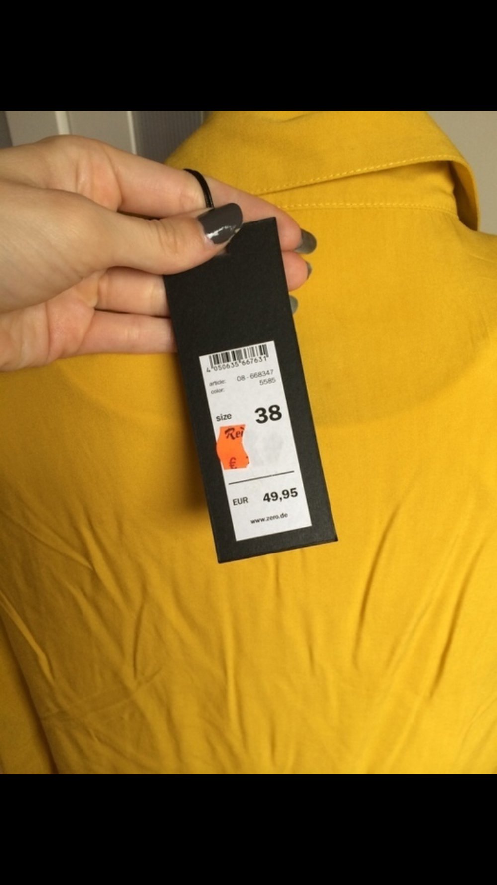 Zero Bluse gelb 
