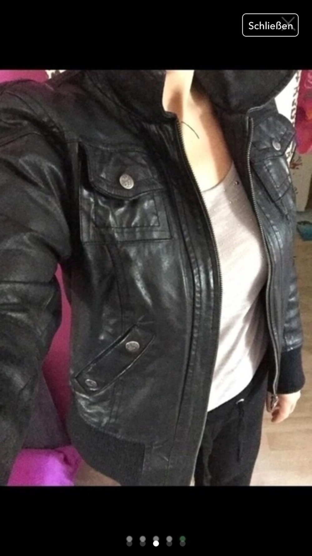 Echte Leder Jacke 