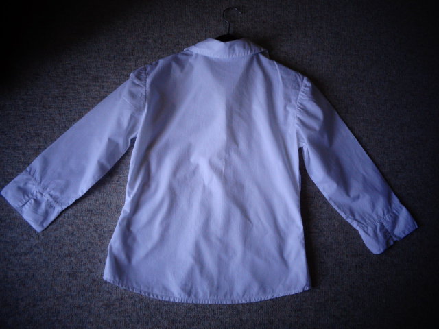 # Bluse, weiß Gr. 34, 3/4 Arm