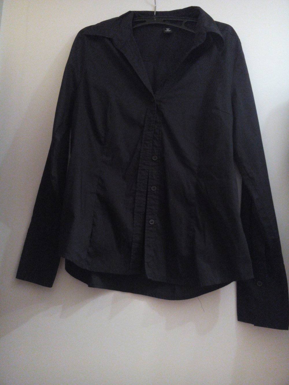 schwarze Bluse H&M