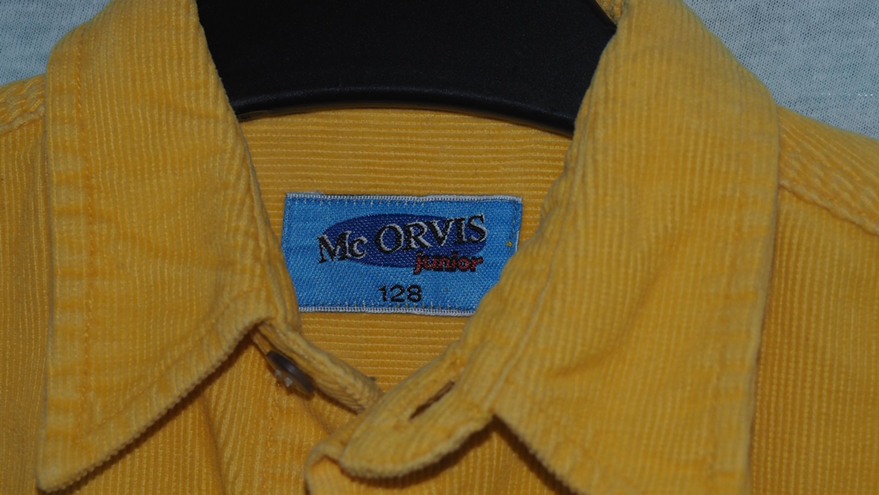 Gelbe Cord Jacke mit Knöpfen Gr. 128