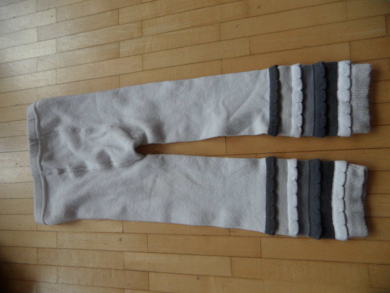 Strick-Legging 104/110/116 3/4 Länge