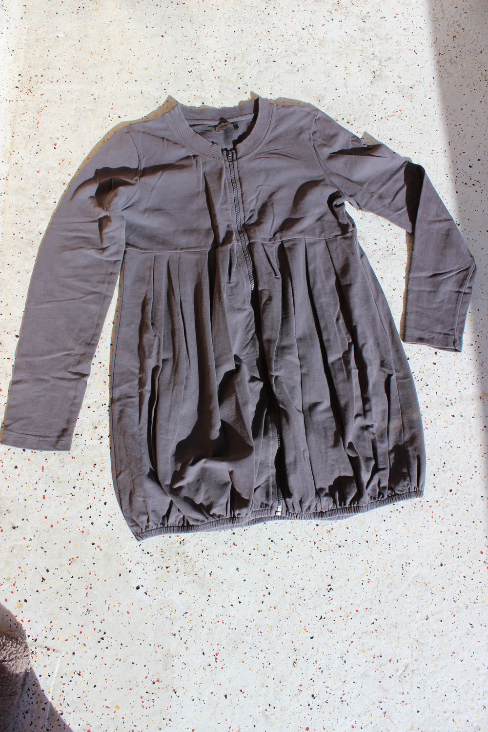 ONLY Sweat Jacke Ballon-Rock-Style anthrazit 83 cm
