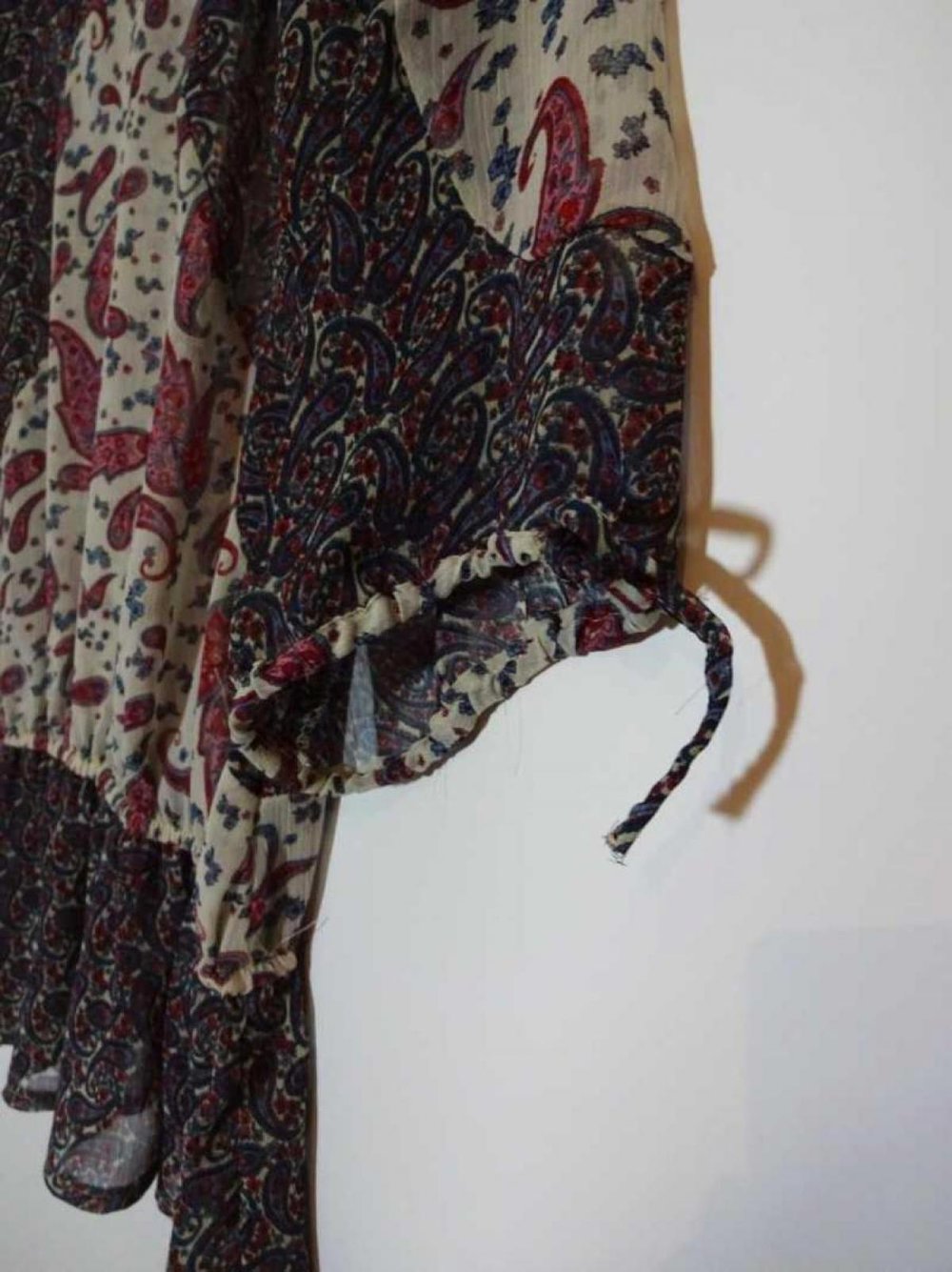 Leichtes Top mit Paisleymuster Sommer Transparent Gr. 40 Gr. M