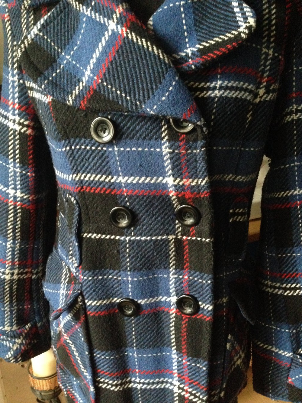 Karierte Jacke 