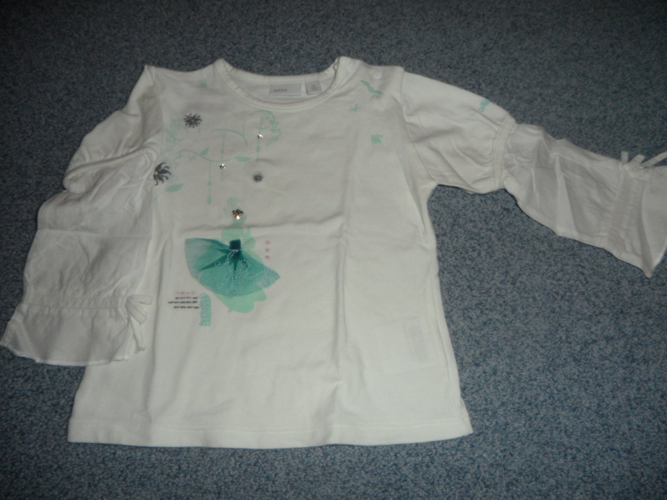 wunderschönes Langarmshirt mit Blusenärmeln schick Mexx