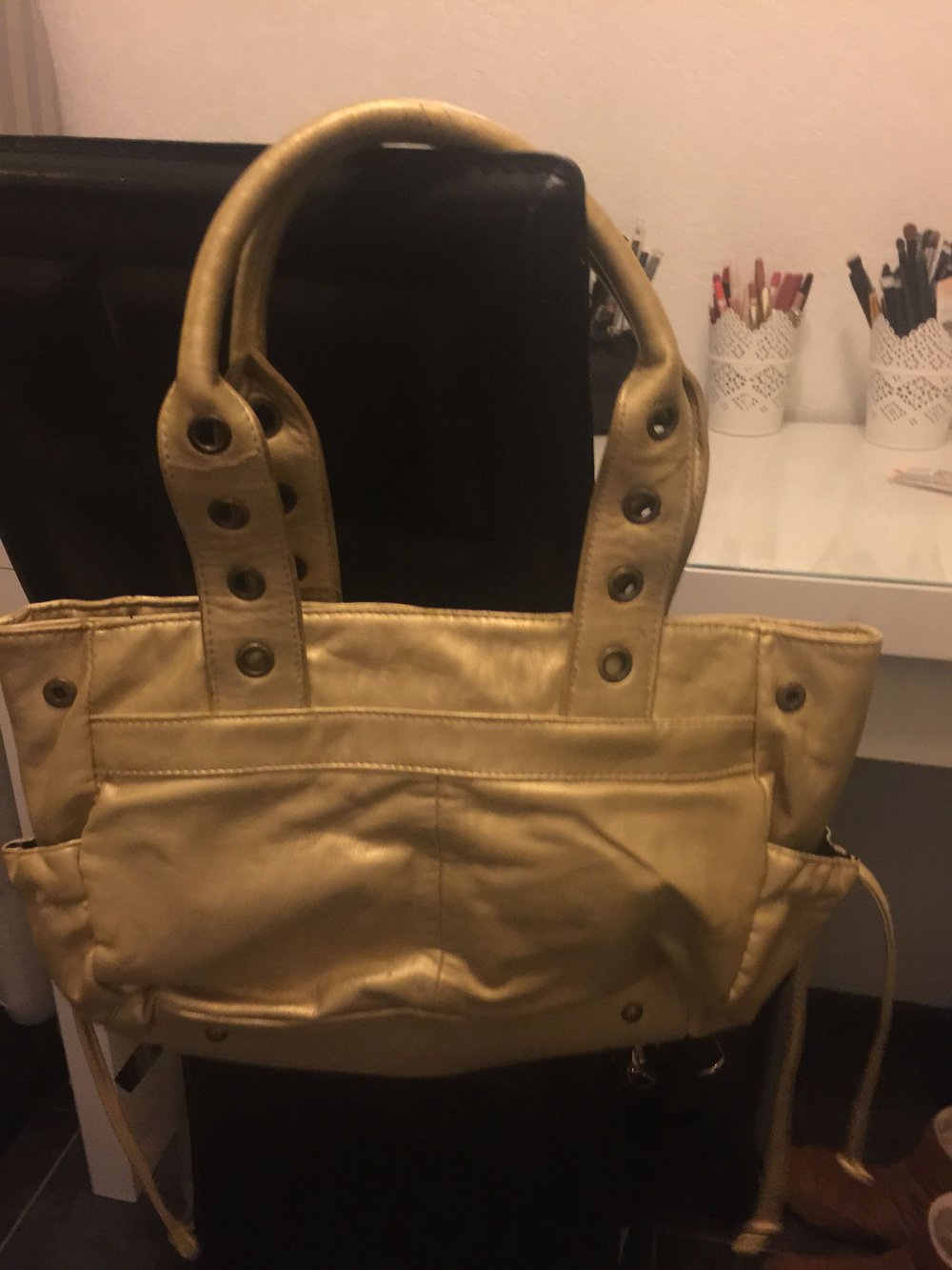 Handtasche Gold 