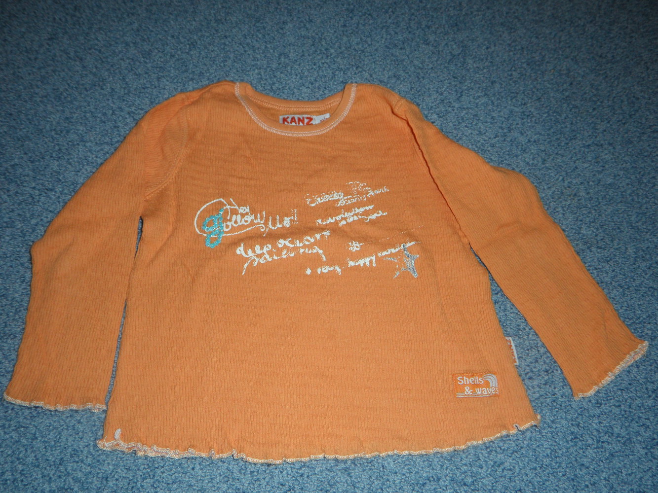 Kanz Gr. 86 tolles luftiges Langarmshirt