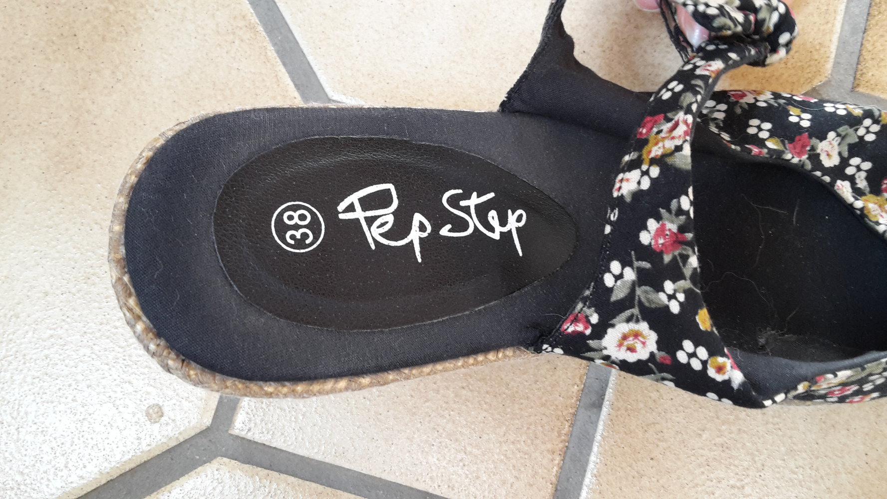 Gr. 38 pep step wedges  Keilabsatz schwarz gothic emo rockabilly 