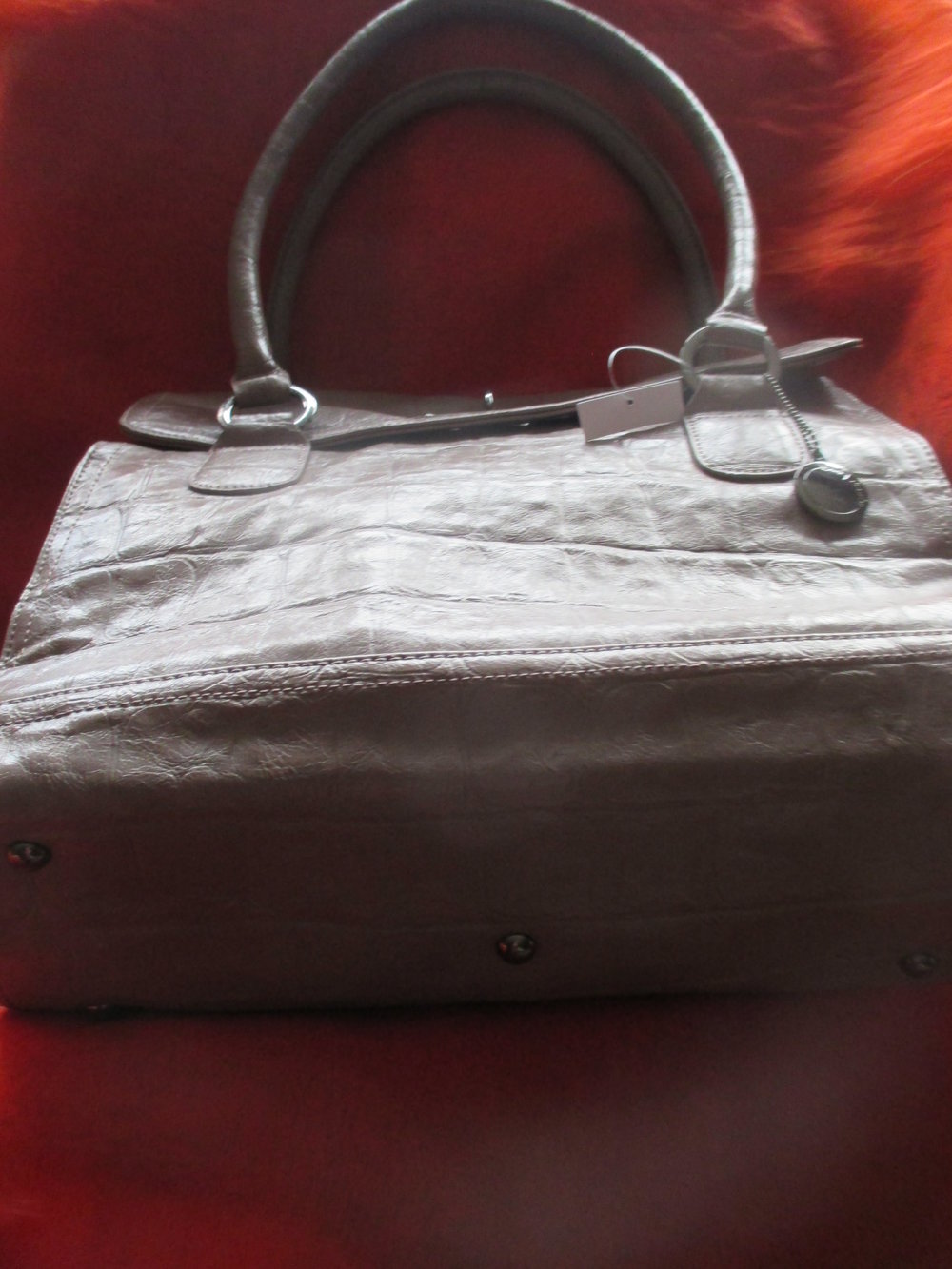 NEU mit ETIKETT * Leder Imitat * Henkel * Einkaufs * College * Schul * Hand- Tasche * Shopper * Bag * Tote 