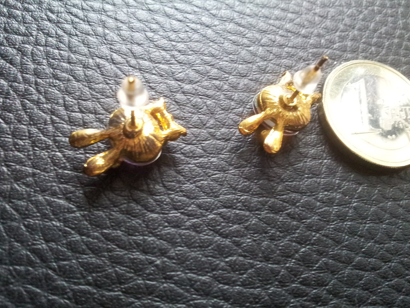 Modeschmuck Ohrringe Ohrstecker Eulen gold rosa weiß